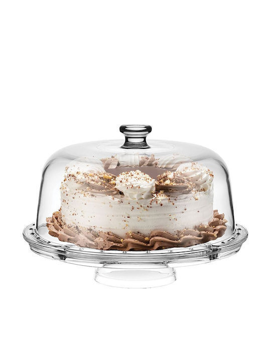 Max Home Tortieră Sticlă cu Capac Transparent 30.5x20.9buc