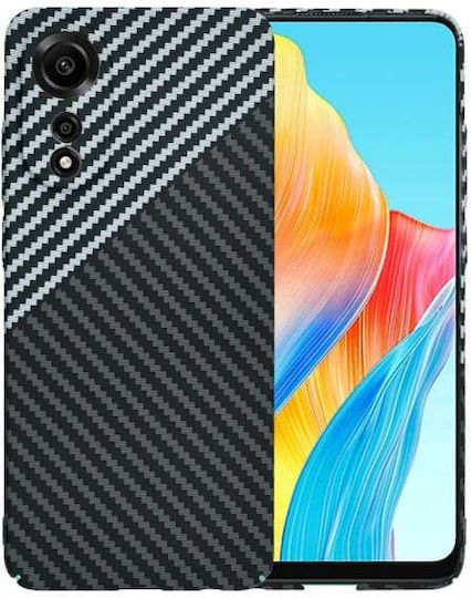 Θήκη Oppo A78 4g Techsuit Carbonite Fibershell Μαύρο Γκρι