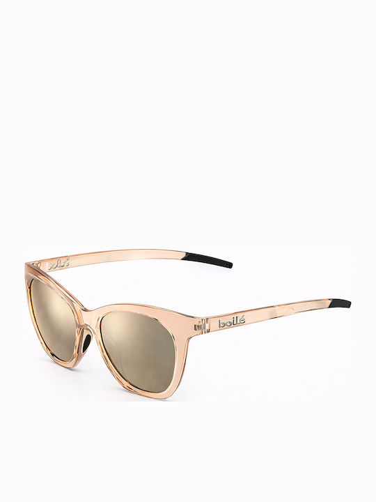 Bolle Prize Unisex Sunglasses with Transparent Frame and Transparent Mirror Lens BS029008