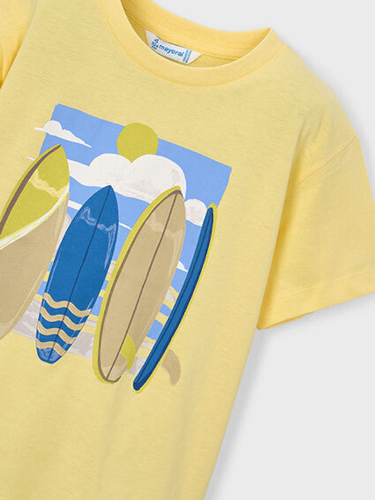 Kids' Set with Shorts Summer 3pcs Yellow