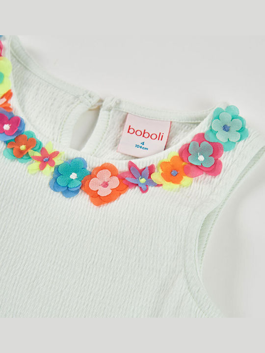 Kids' Shirt Sleeveless Off-white