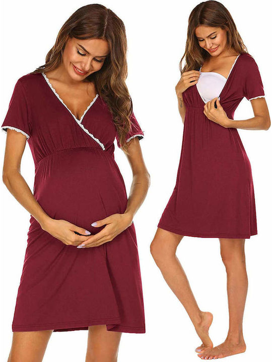 Queen Mother Nightgown Maternity & Nursing Black