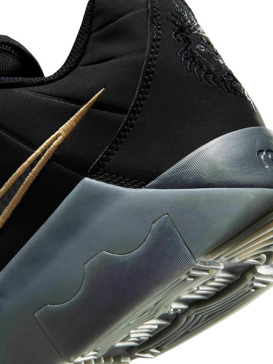 LeBron Witness 9 High Basketball Shoes Black Iron Grey Dark Smoke Grey