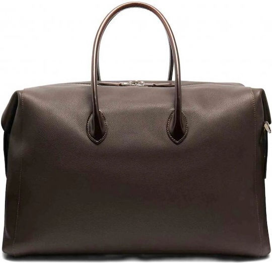Santoni Sack Voyage Brown made of Leather L45.5xW26xH28cm