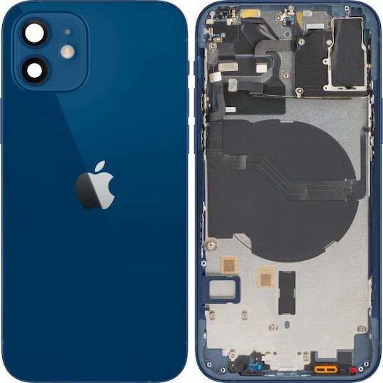 Capac Baterie Cadru Mijlociu Albastru Schimb iPhone 12