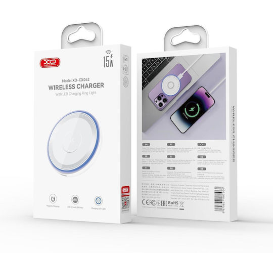 XO Magsafe Charger 15W White CX042