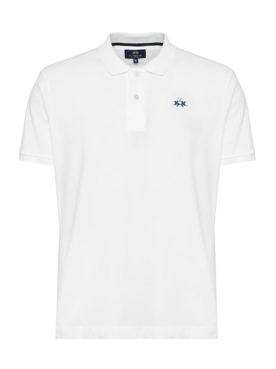 Polo Short Sleeve White Blouse