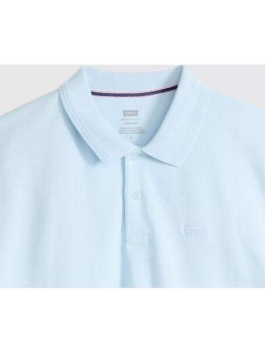 Polo Short Sleeve Blouse Light Blue