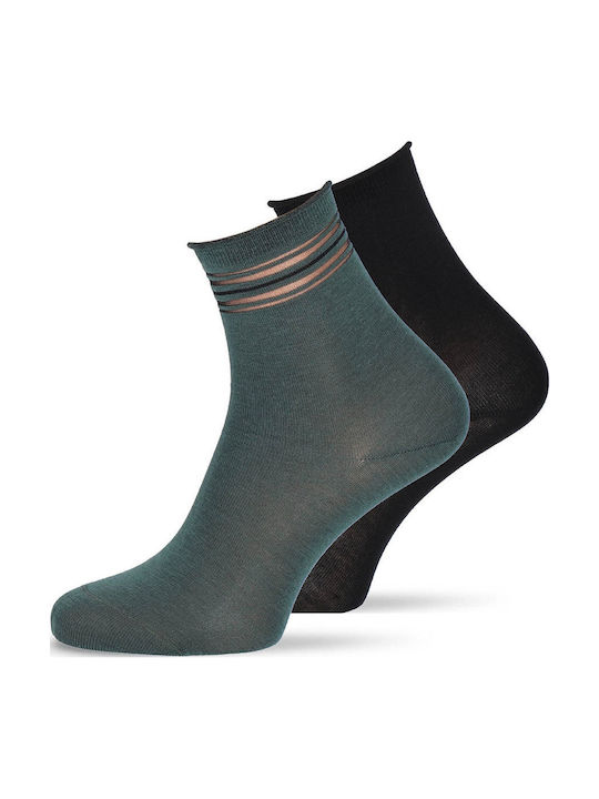 Tamaris Γυναικείες Κάλτσες Olive/black 2Pack Tamaris Γυναικείες Κάλτσες Olive/black 2Pack