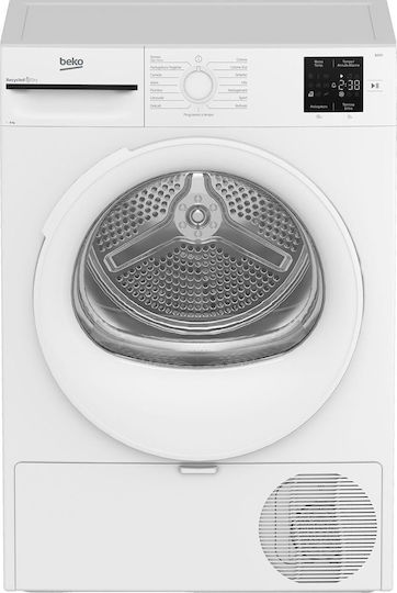Beko BMT83EW Στεγνωτήριο 8kg με Αντλία Θερμότητας