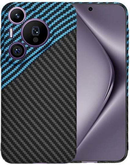 Калъф Huawei Pura 70 Pro Techsuit Carbonite Fibershell Черен Син
