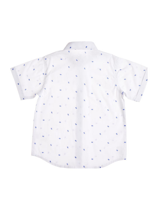 Kids Shirt Short Sleeve White