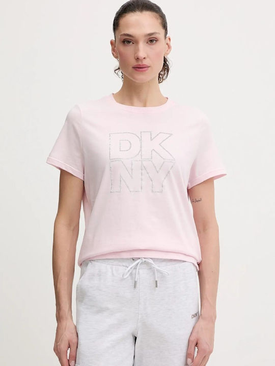 Women's Blouse Short Sleeve Pink