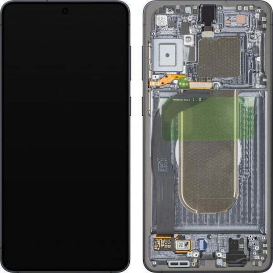 Samsung Οθόνη mit Touch-Mechanismus und Rahmen für Samsung Galaxy S25 Edge S937 (Schwarz)