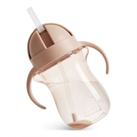 Munchkin Toddler Cup Any Angle Weighted Straw Plastic Brown 296ml for 9m+