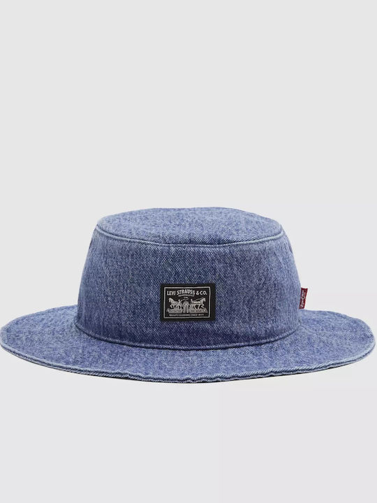 Levi's Υφασμάτινo Ανδρικό Καπέλο Στυλ Bucket Μπλε