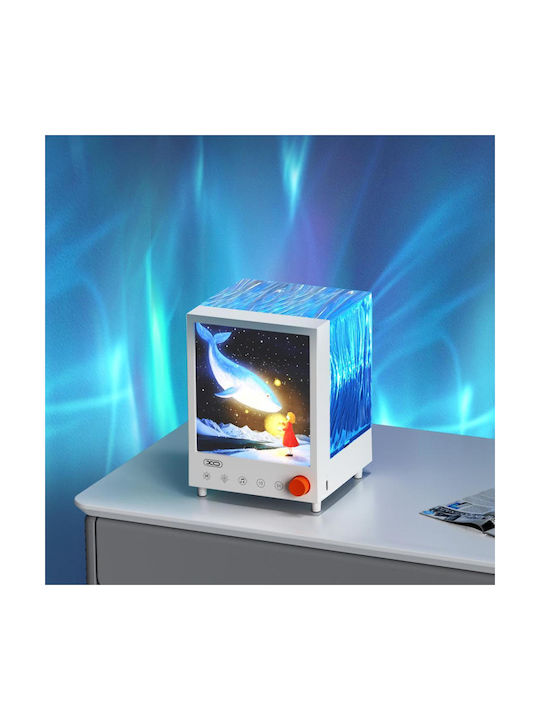 XO Παιδικό Φωτιστικό Projector Λευκό