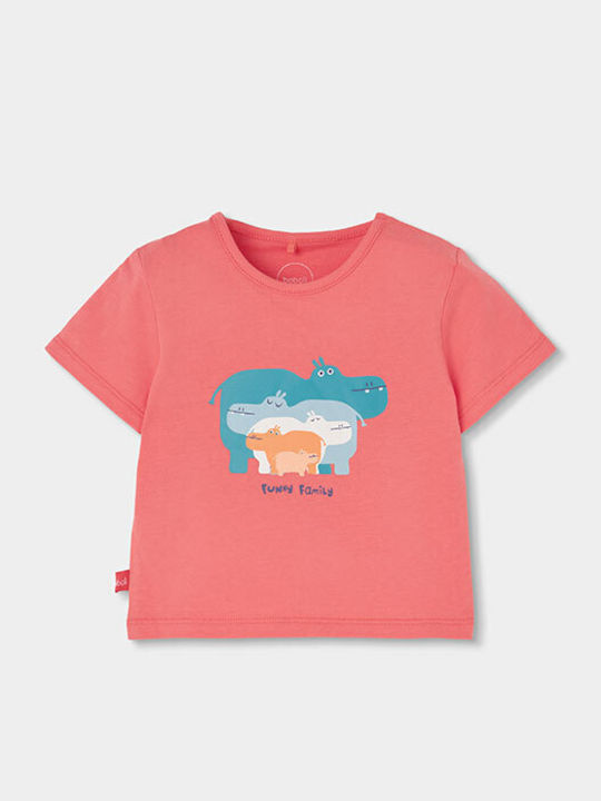 Kinder-Set mit Shorts Sommer 2Stück Coral