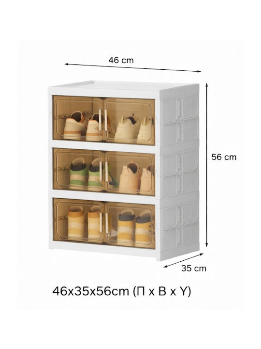 Plastik Schuhschrank 46x35x56cm
