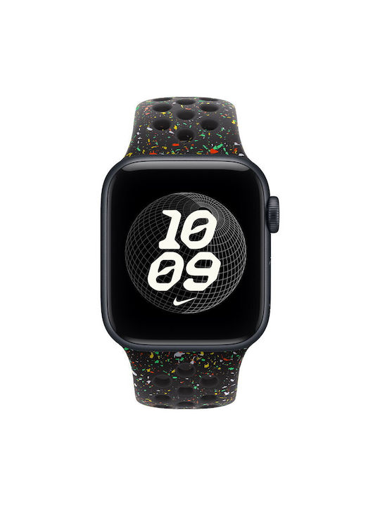 Apple Nike Sport Band - S/M Armband Silikon mit Pin Midnight Black (Apple Watch 38/40/41/42mm)