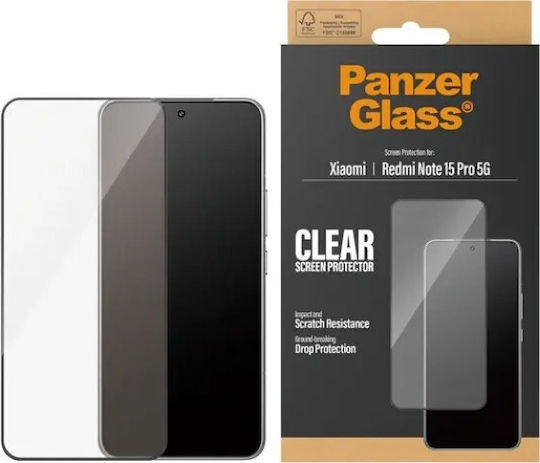 Panzerglass Screen Protector Xiaomi Redmi Note 15 Pro 4g/5g Ultra-wide Fit Pg-pg98254