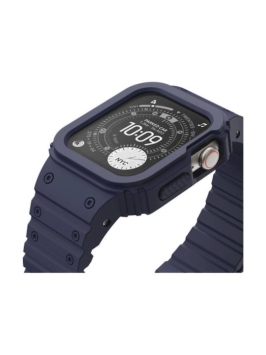 Case Apple Watch Ultra 3 Ultra 2 Ultra 1 49mm Buddi Forge Unibody Magnetic Silicone Blue 8719246551536
