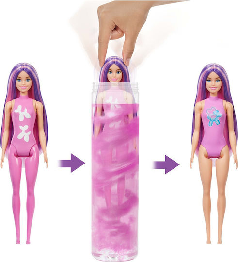 Barbie Color Reveal Balloon Animals Doll for 3+ Years (Various Designs) 1pc