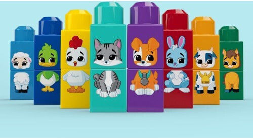 Mega Bloks Τουβλάκια Τρακτέρ με Ζωάκια για 1.5+ Ετών 30τμχ