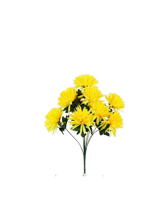Blumenstrauß Chrysantheme Gelbe 40cm Verpackung 8 Stücke