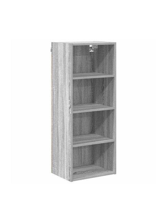Wand-Küchenschrank mit Arbeitsplatte Grau 40x29,5x100cm
