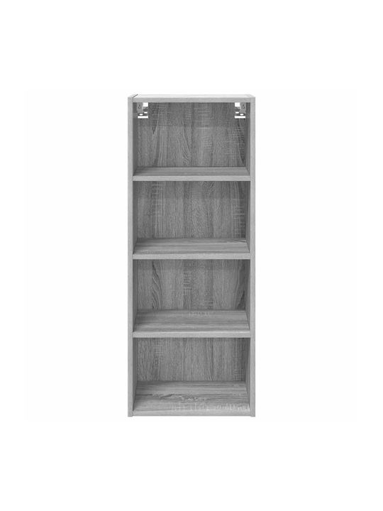 Wand-Küchenschrank mit Arbeitsplatte Grau 40x29,5x100cm