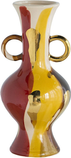 Artekko Διακοσμητικό Βάζο Keramik Ekko Mehrfarbig 16.3x16.3x35cm 1Stück