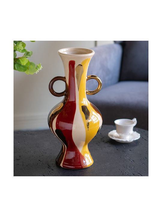 Artekko Decorative Vase Ekko Multicolour 16.3x16.3x35cm