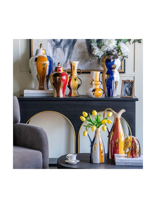 Artekko Decorative Vase Ekko Multicolour 16.3x16.3x35cm