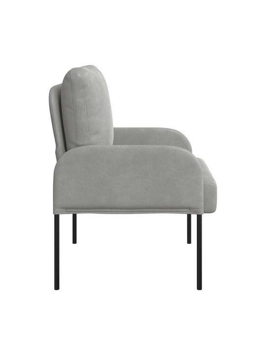 Armchair Light Gray 60x56x80cm