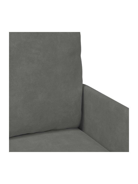 Armchair Dark Gray 60x56x80cm