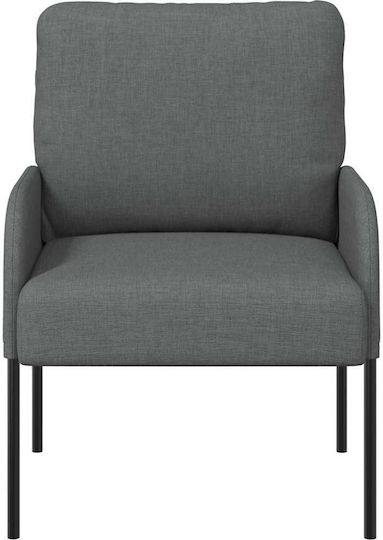 Sessel Dark Grey 60x56x80cm