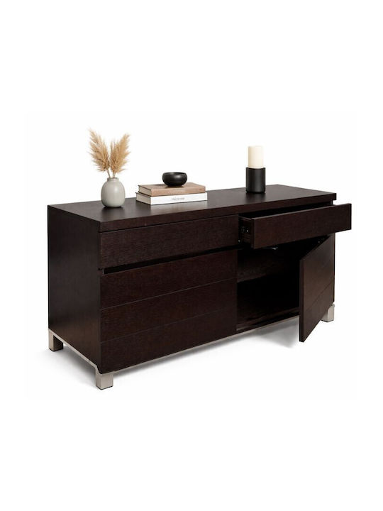C103 Wooden Makeup Dressing Table Wenge 120x45x70cm