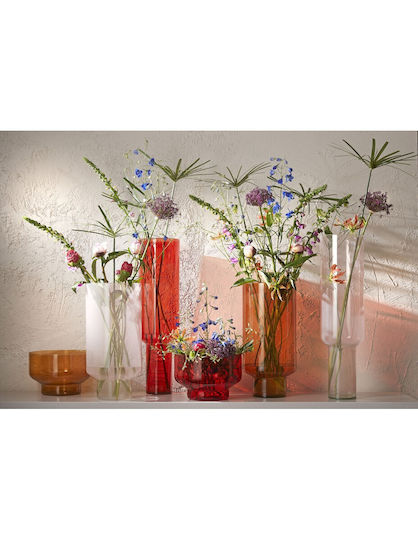Atmosphera Fallon Bol Decorativ Din Sticlă Maro 29x20cm
