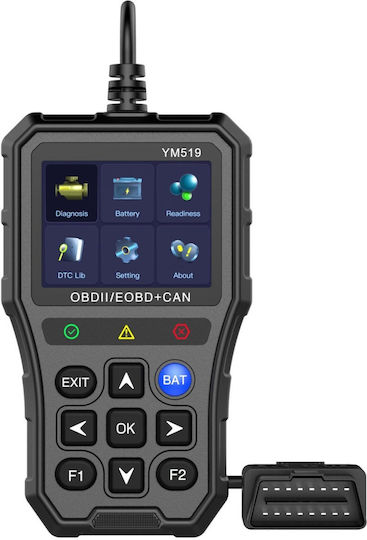 Instrument de diagnostic auto cu ecran OBD 2 cu cablu