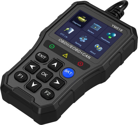 Instrument de diagnostic auto cu ecran OBD 2 cu cablu