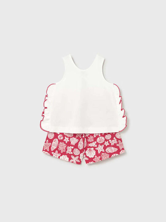 Kids' Set with Shorts Summer 2pcs Red