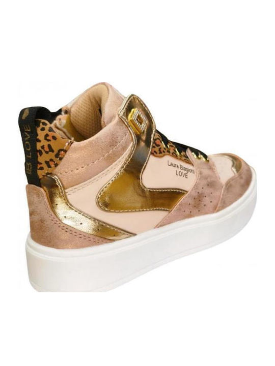 Παιδικά Sneakers High Ανατομικά Ροζ
