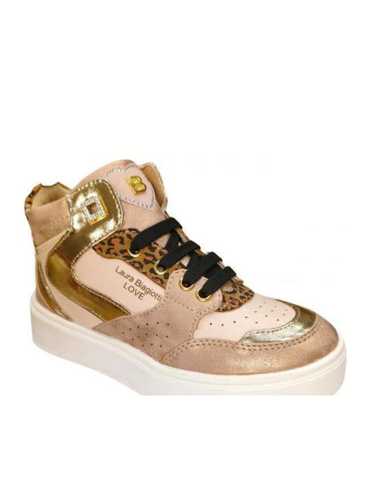 Παιδικά Sneakers High Ανατομικά Ροζ