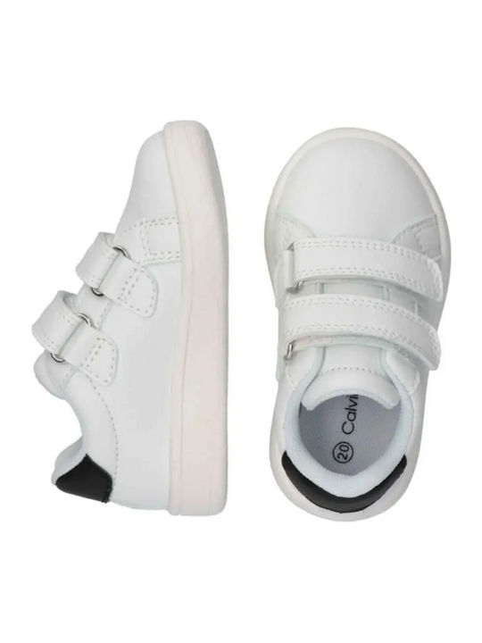 Παιδικά Sneakers με Σκρατς Λευκά