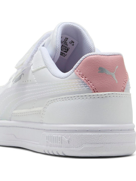Kinder Sneaker mit Bügel- und Schleifenverschluss & Lichtern Weiß