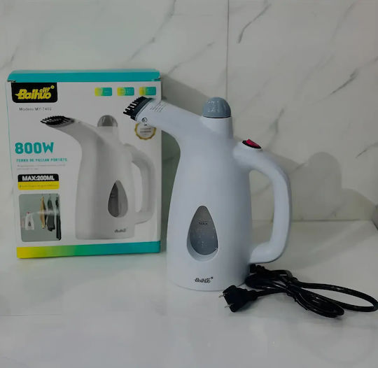 Baihuo jc-MY-7402 Garment Steamer Hand 800W with Tank 200ml White