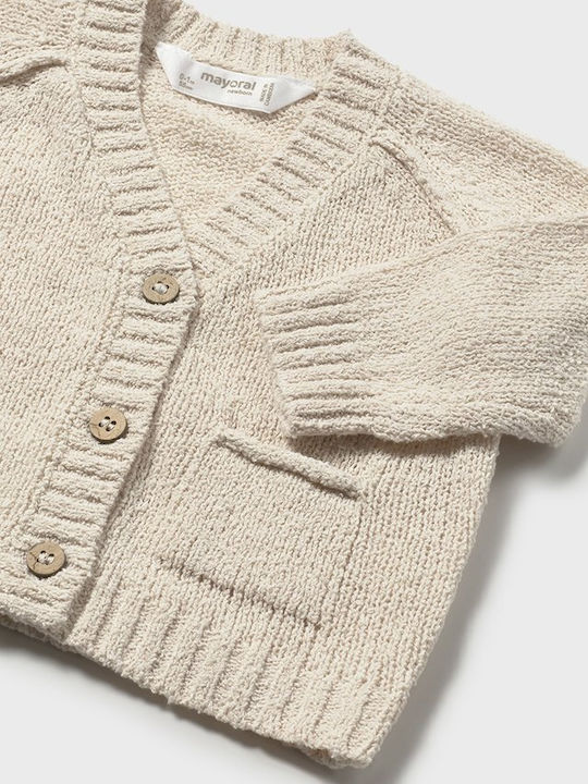 Kinderstrickjacke Baumwolle Wheat