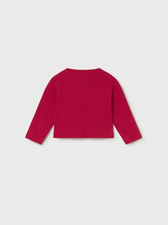 Kinder-Strickjacke Rot