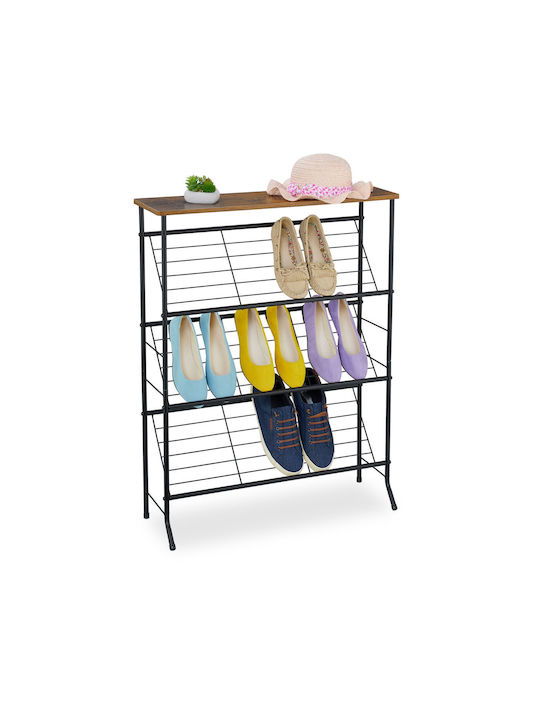 Metalică Suport pentru pantofi L70xW23.5xH89.5cm
